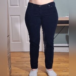 💠AG Adriano Goldschmied💠Blue, Cigarette Leg Corduroy Pants